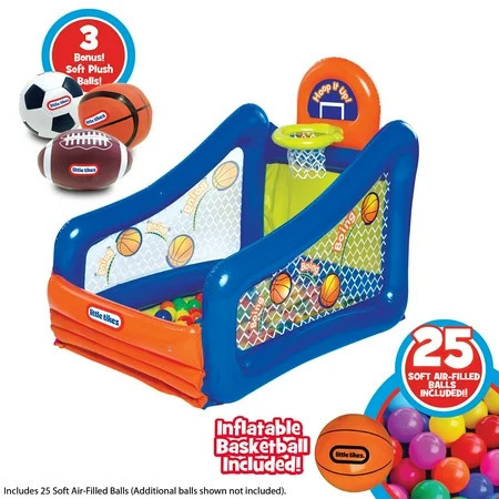 Little Tikes Hoop It Up! Play Center, 3 in 1Sports 25 Ball Value Pack, Indoor and Outdoor Play for Children 3 to 6 Years Old | Walmart (US)