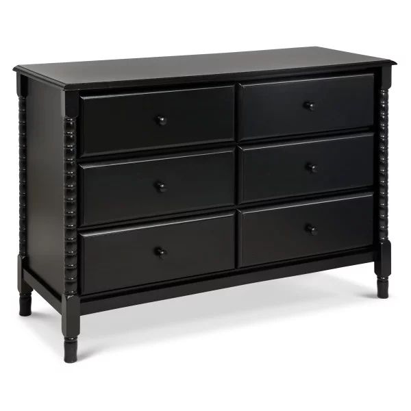 Jenny Lind Spindle 6-Drawer Dresser in Ebony | Walmart (US)