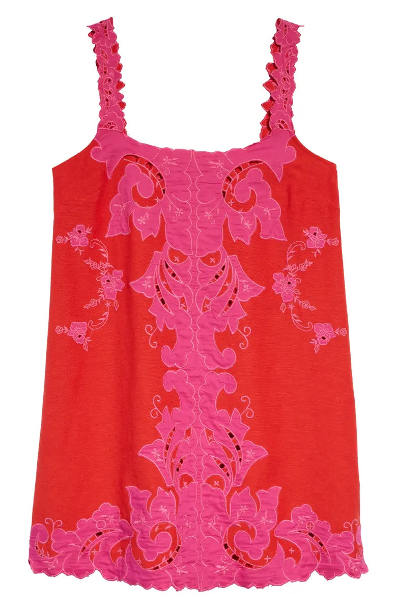 Embroidered Minidress | Nordstrom