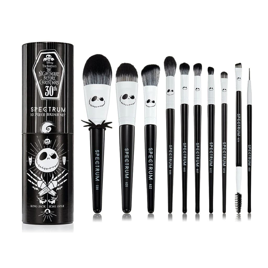 Nightmare Before Christmas 10 Piece Brush Set | Spectrum Collections
