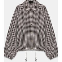 Zara - Plaid Jacket - Brown / Ecru - Xs - Woman | Zara US
