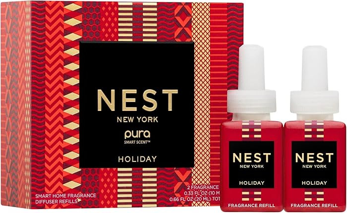 NEST New York Smart Home Fragrance Diffuser Refill Smart Vials, Holiday - Set of 2 - Designed for... | Amazon (US)