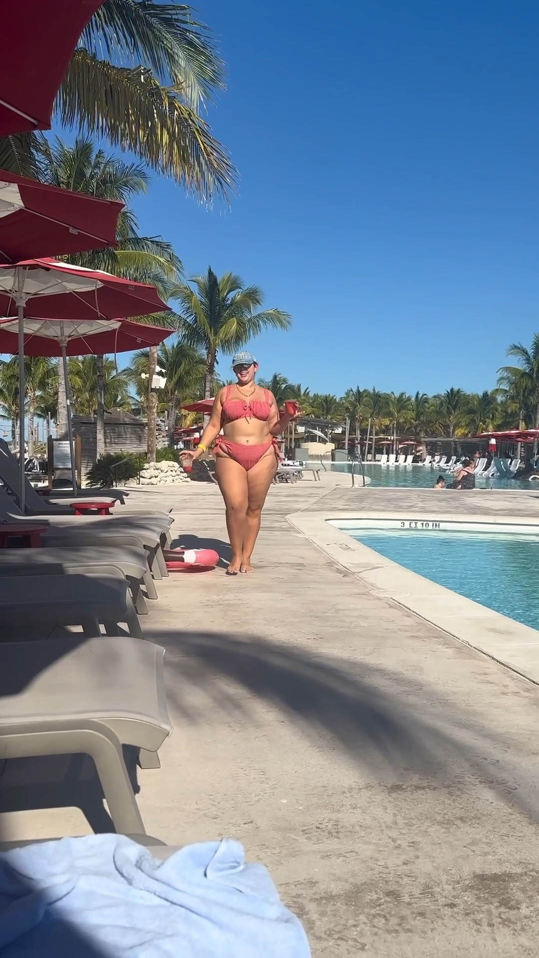 Plus size Swimsuit | curvy red gingham bikini top and high waisted bottoms ❤️Loving this look right now 🫶
Wearing size 16 on top and 18 on bottom— the bottoms run true to size and top runs a bit small! Adjustable straps and supportive cups make this perfect for a fuller bust! If you need a bikini you’ll find SO confident in, this one is perfect.
Linked everything in my shop — tap to shop + save your faves! 


#LTKPlusSize #LTKSeasonal #LTKMidsize