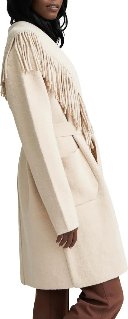 NVLT Fringed Eyelash Knit Sweater Coat | Nordstromrack | Nordstrom Rack