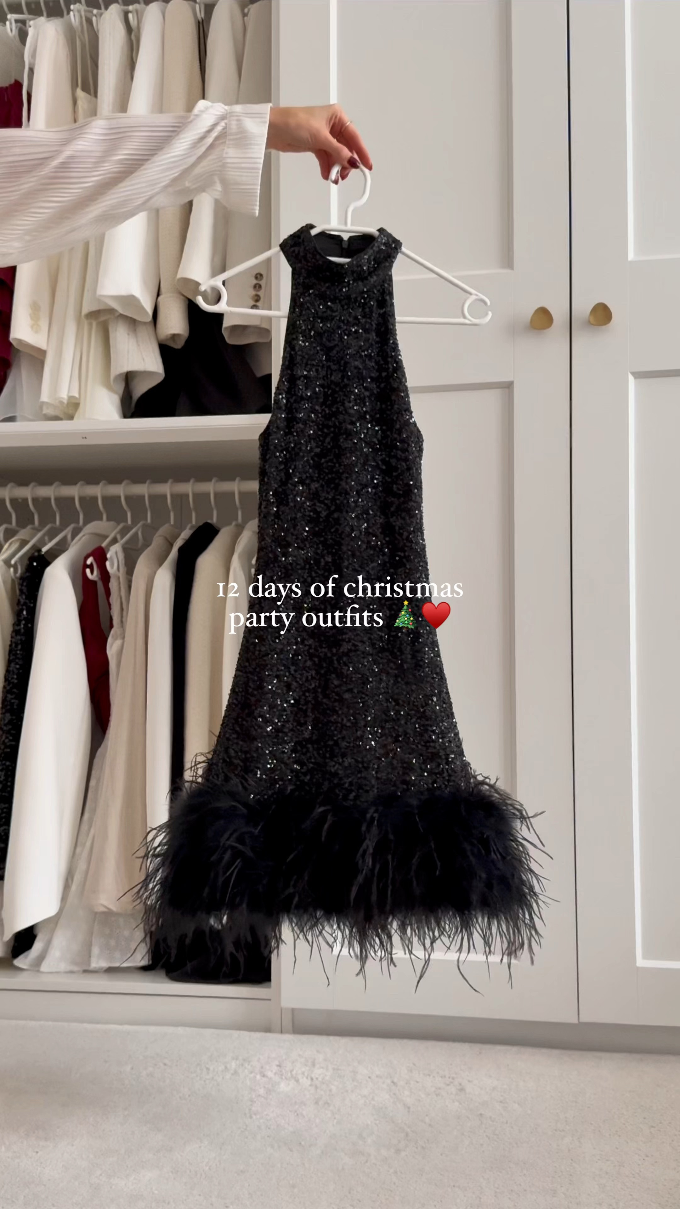 12 days of christmas party outfits - DAY 3 🖤 the perfect little black sequin dress ✨

use ‘DARIAF15’ to get 15% off (until the end of November) 🫶🏼

christmas dress, party dress, festivewear, sequin dress, christmas party, outfit inspo, holiday fashion, club l london, party season, sparkly dress, feather dress, black dress, elegant style, viral dress

#LTKHoliday #LTKParties #LTKSeasonal