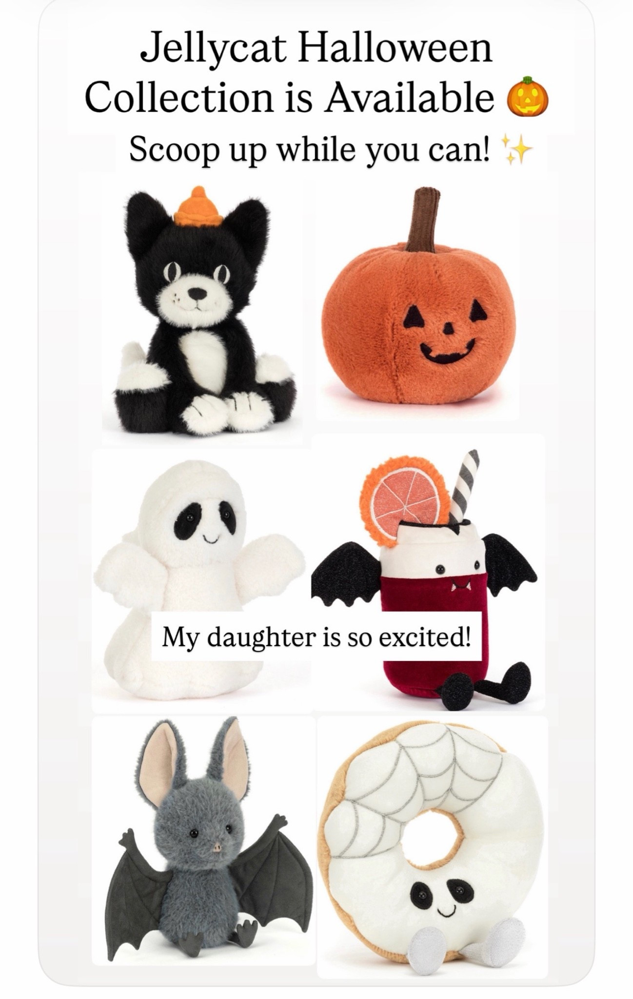 Jellycat Halloween collection

#LTKKids