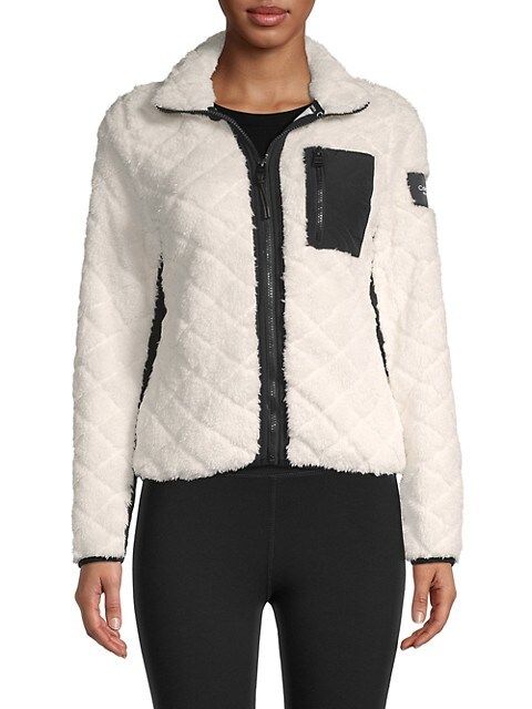 Calvin Klein Performance Quilted Faux Shearling Jacket on SALE | Saks OFF 5TH | Saks Fifth Avenue OFF 5TH