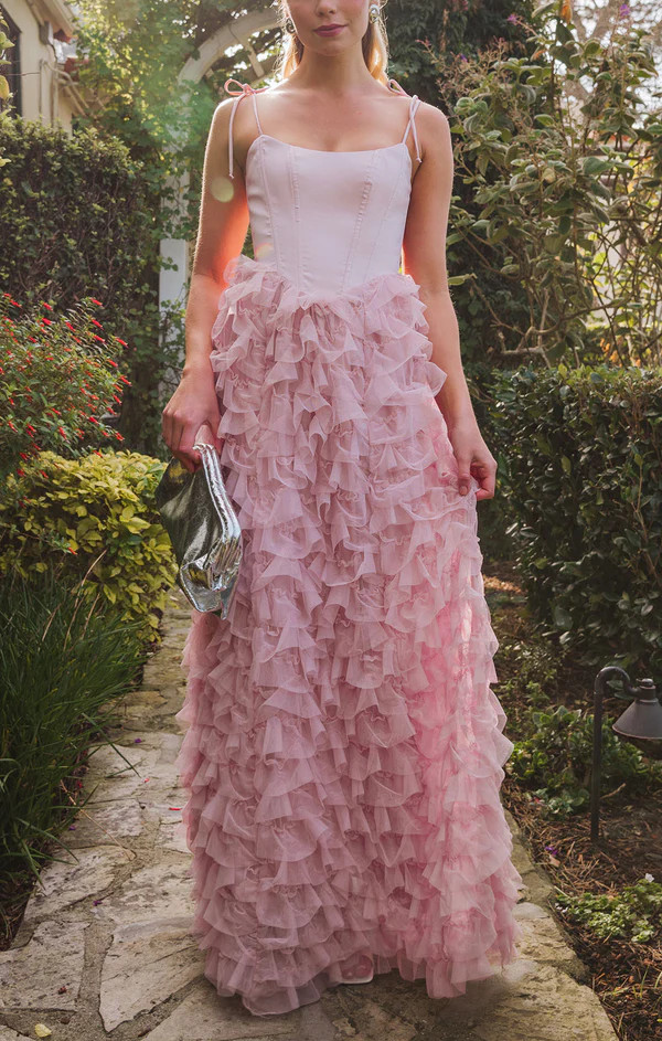 Francesca Maxi Dress ~ Ballet Slipper Ruffle Tulle | Show Me Your Mumu