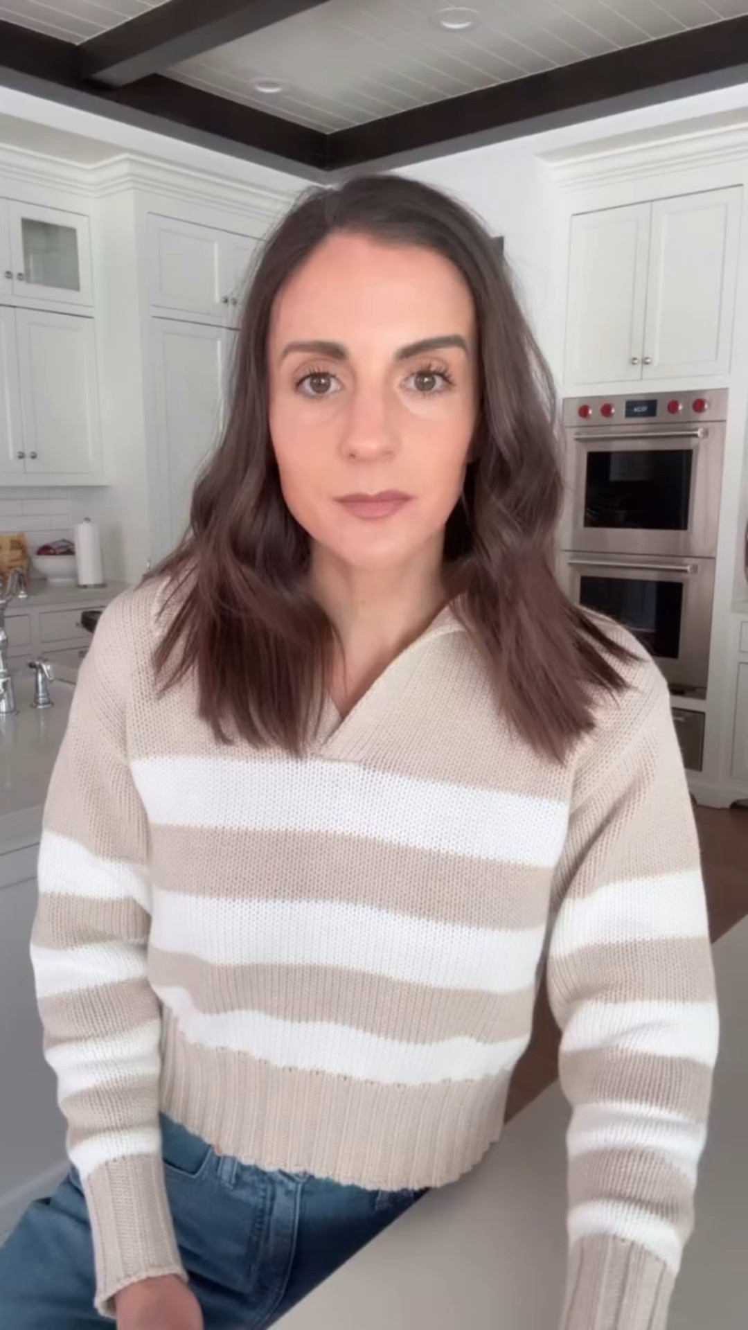 I love this striped polo sweater!!

#LTKStyleTip #LTKSeasonal #LTKFindsUnder100