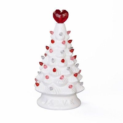 Lakeside Valentine's Day Retro LED Tree Decoration - Lighted Holiday Accent | Target