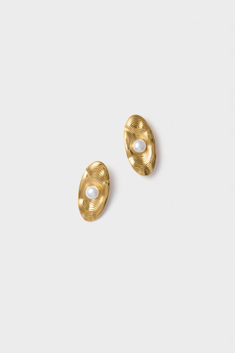 Gold Trumbull Earrings | Tuckernuck (US)