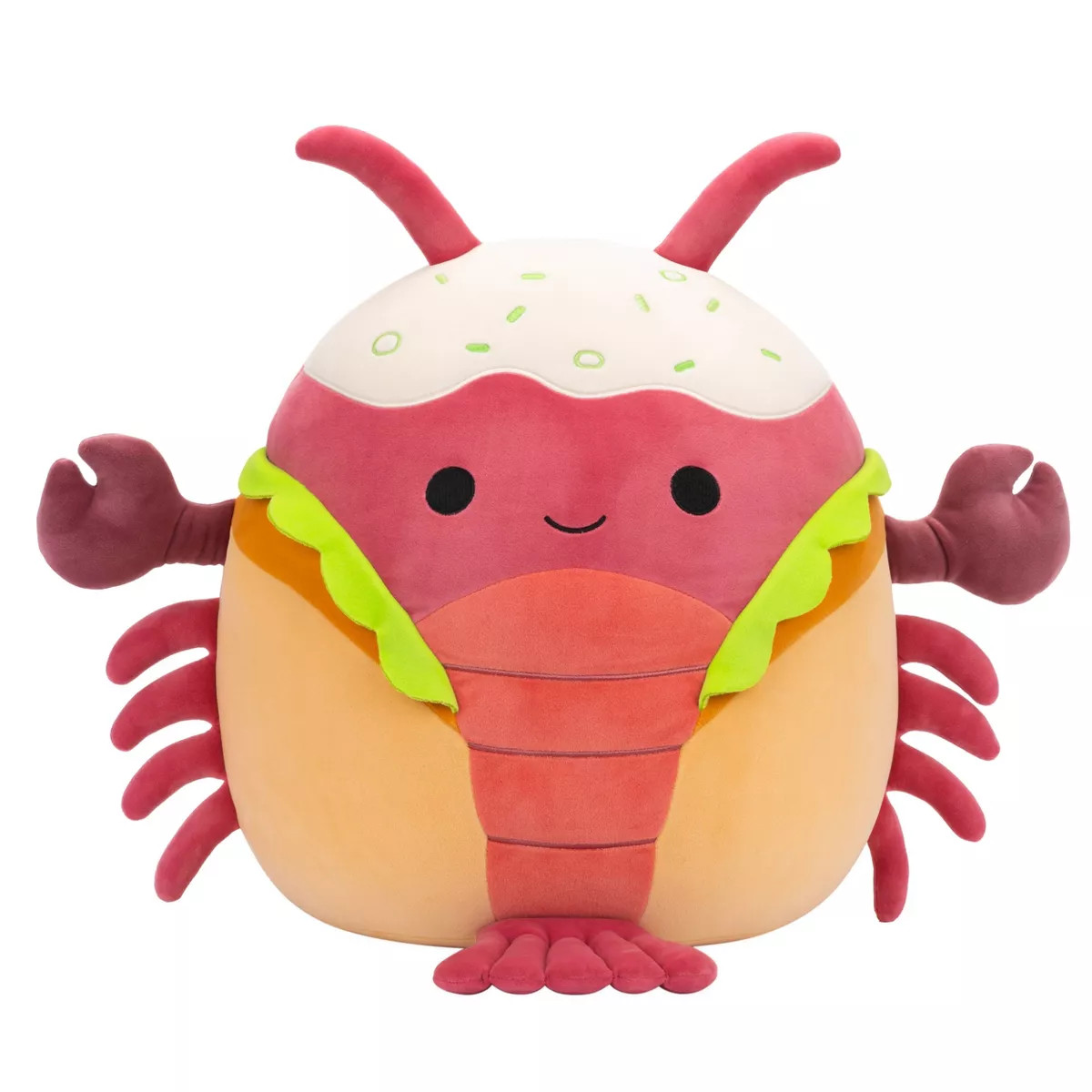 Squishmallows 16'' Lorono Red Lobster in Lobster Roll Plush | Target