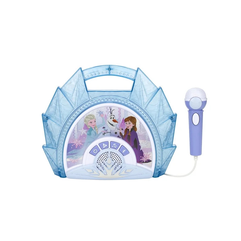 Disney Frozen Bluetooth Sing Along Boombox - Lights, Music & Karaoke Microphone, Children Ages 3+ | Walmart (US)