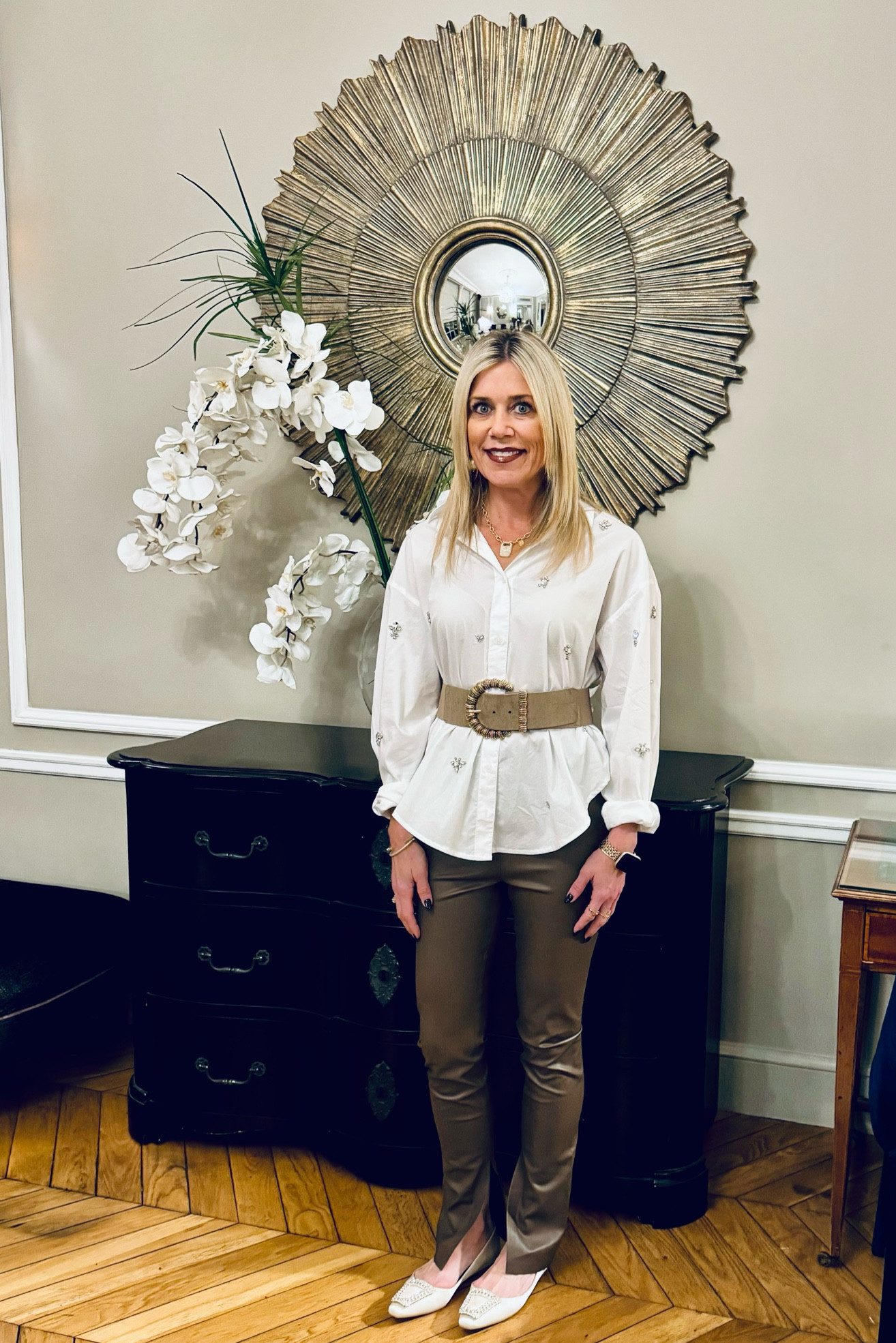 Paris outfits…shopping at Galleries Lafayette & dinner in Paris wearing a taupe fur jacket. Embellished blouse + leather pants stylish yet cozy in
Paris.

#LTKMostLoved #LTKSeasonal #LTKtravel