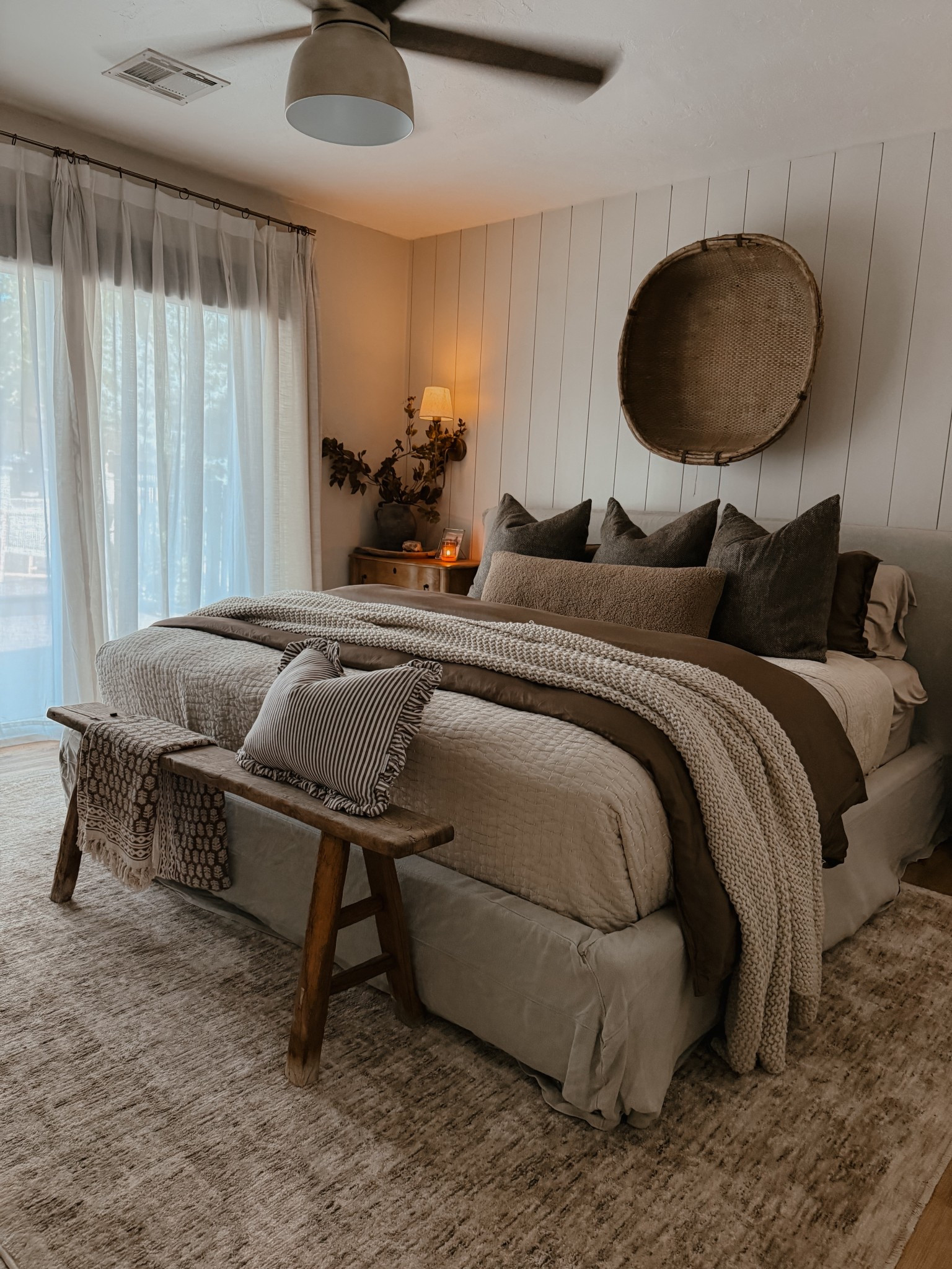 Neutral dark and moody bedding inspo! Chocolate brown buttery soft duvet cover and sheets. Master bedroom inspo  

#LTKHome #LTKSeasonal