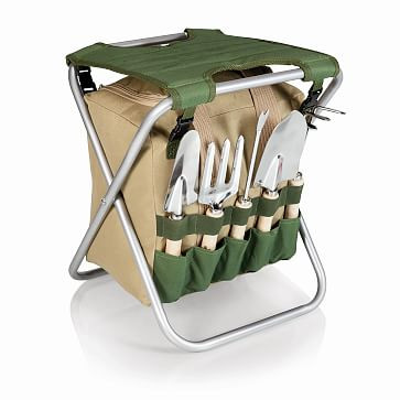 Gardening Folding Seat w/ Tools | West Elm | West Elm (US)