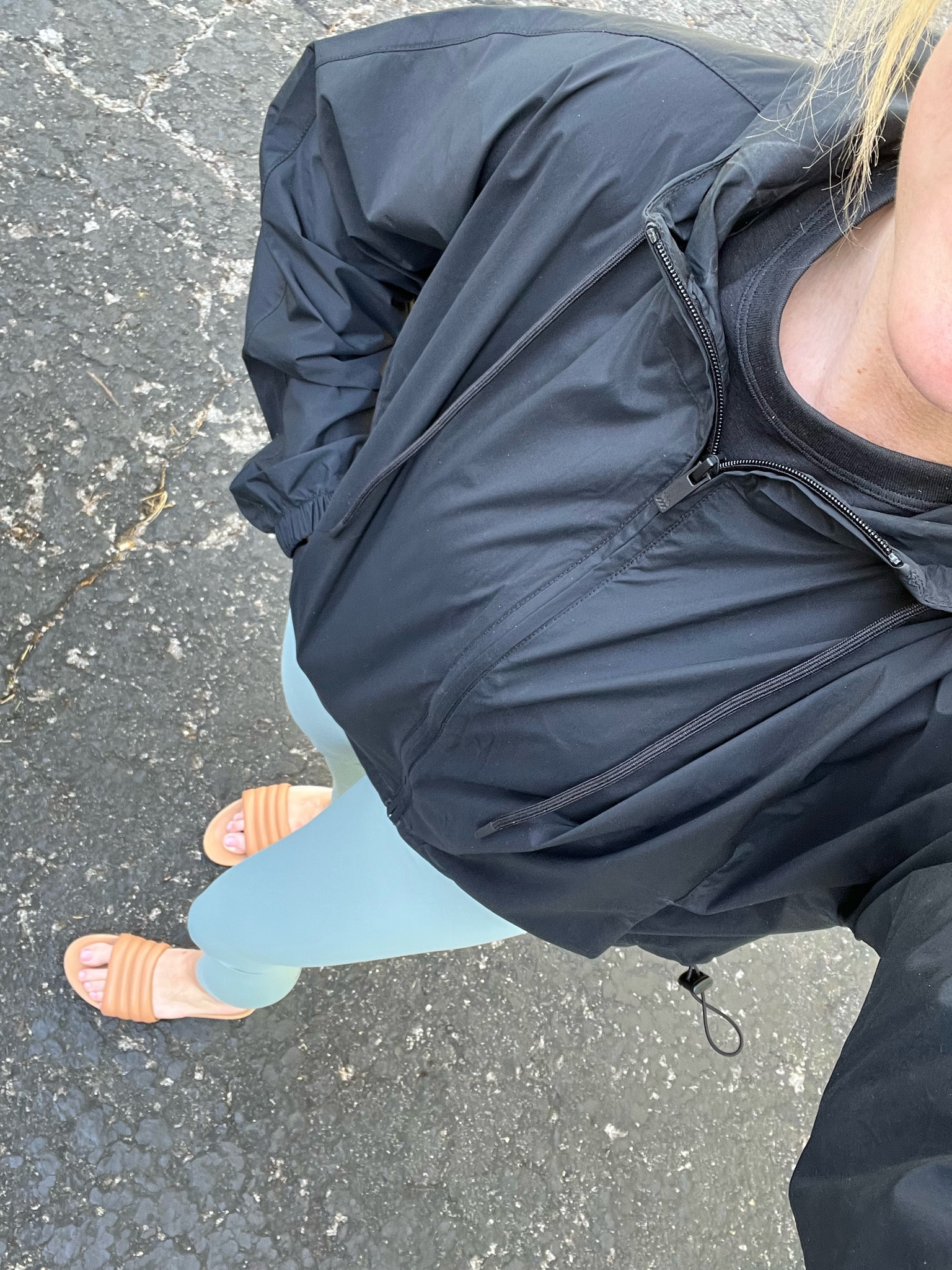 Weekend mom uniform, black windbreaker, Lululemon align leggings 

#LTKunder100 #LTKunder50 #LTKstyletip