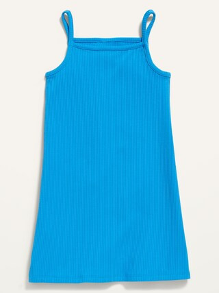 Sleeveless Rib-Knit Dress for Toddler Girls | Old Navy (US)