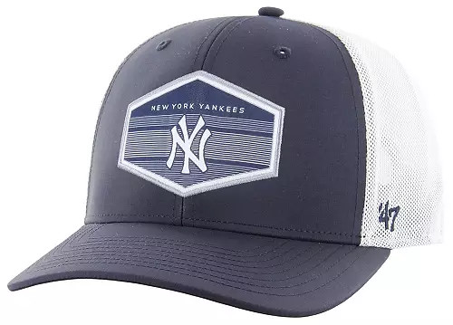 '47 Men's New York Yankees Navy Burgess Trucker Hat | Dick's Sporting Goods