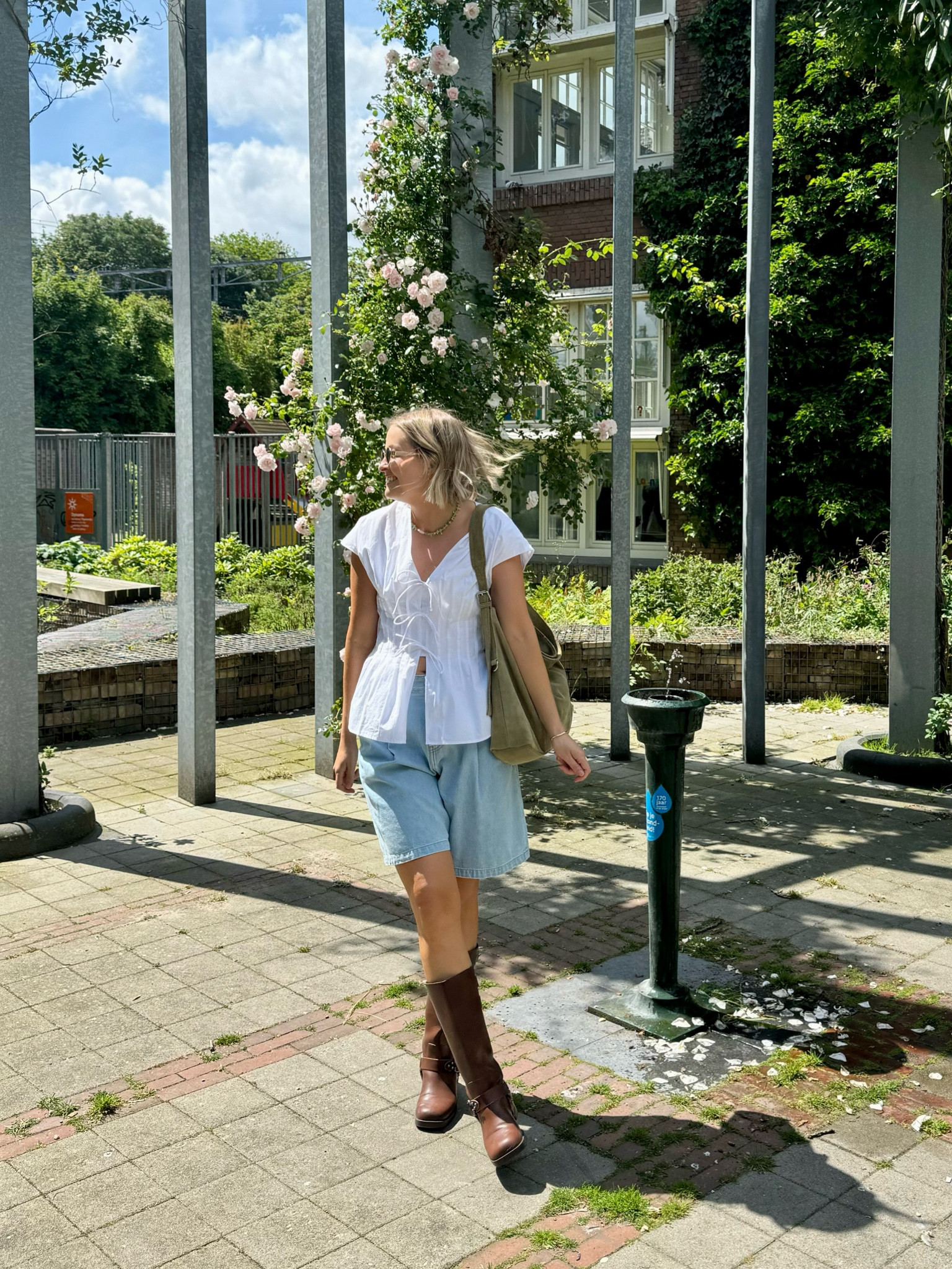 Summer outfit! Carhartt shorts (size Small) and Arket blouse (EU38) 

#LTKsummer #LTKuk #LTKeurope