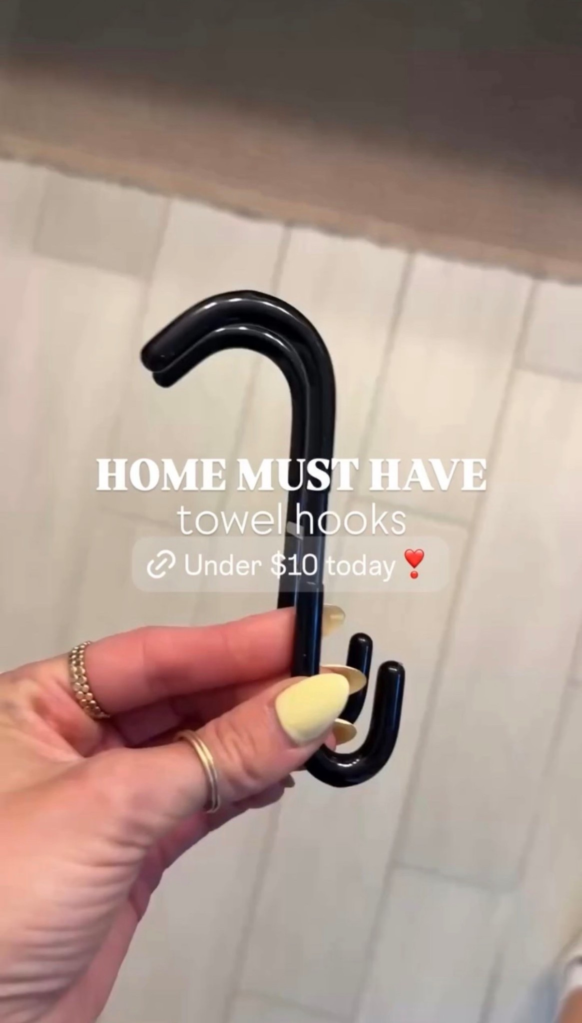 🤍HOME MUST HAVE towel hooks! There elevate your bathroom. I love using these instead of drilling hooks onto my walls 🙌🏼 

#LTKHome