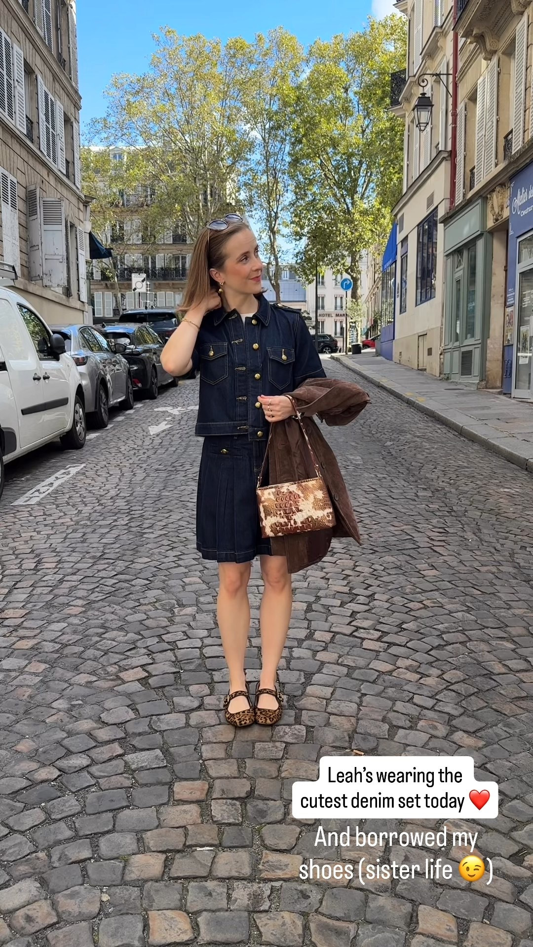 40% dark denim skirt and top set. Wearing 7 10k step tested shoes
Xs petite top & jacket
Xs denying suede jackett

#LTKSaleAlert #LTKPetite