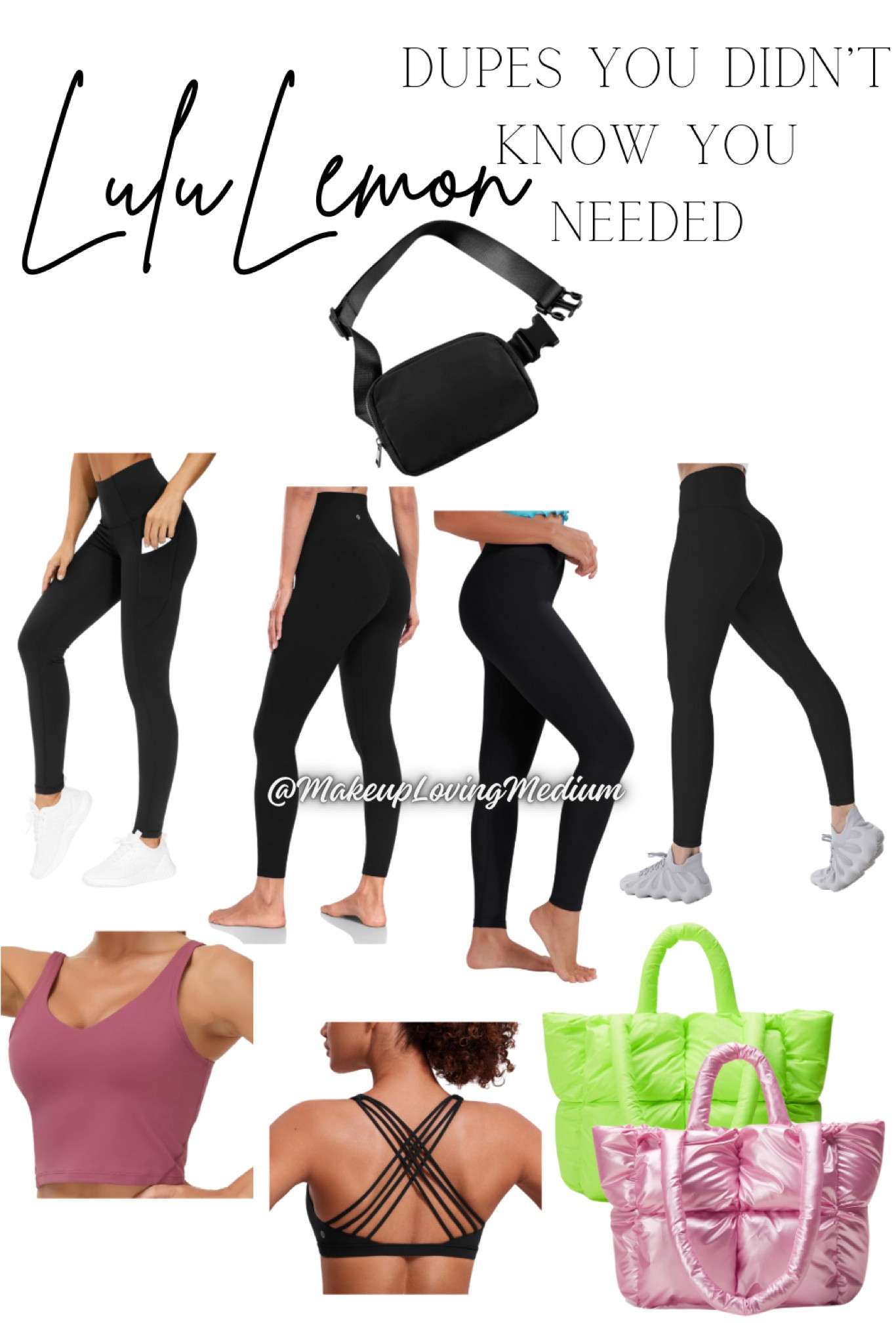Lulu Dupes you didn’t know you needed! All products with great reviews, ready for you to shop them! #Lululemon #Dupes #BestDupes #Shop 

#LTKActive #LTKMostLoved #LTKFitness