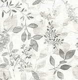 NuWallpaper NUS3144 Breezy Peel & Stick Wallpaper, Grey | Amazon (US)