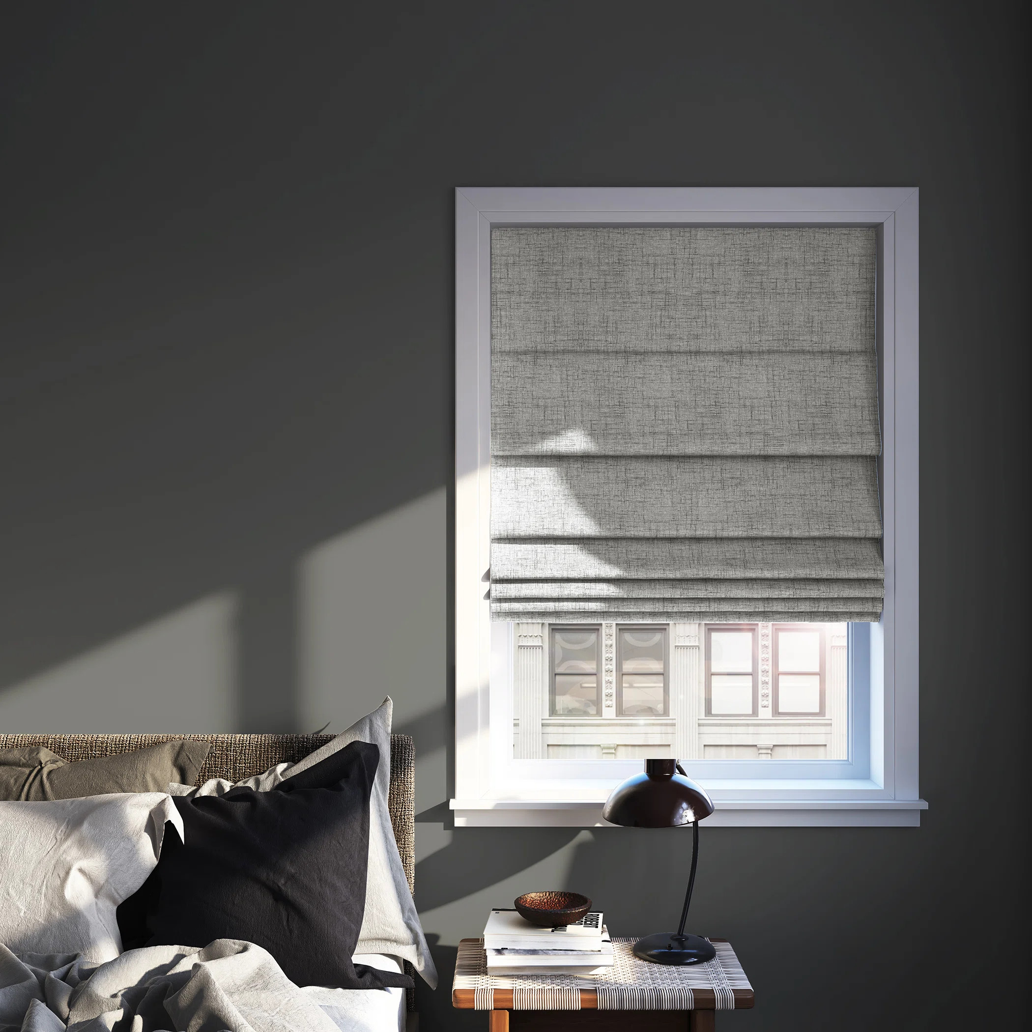 Sun Zero Thermal 100% Blackout Cordless Roman Shade | Wayfair North America