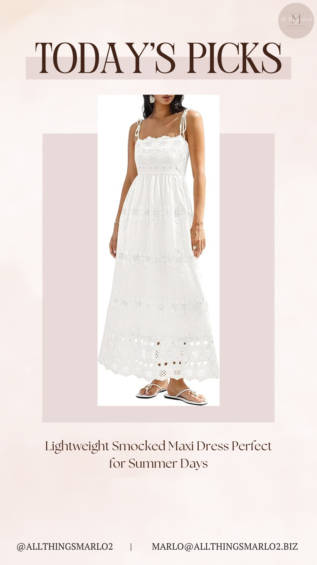 Lightweight Smocked Maxi Dress Perfect for Summer Days 

 #LTKootd #LTKSeasonal #LTKTravel