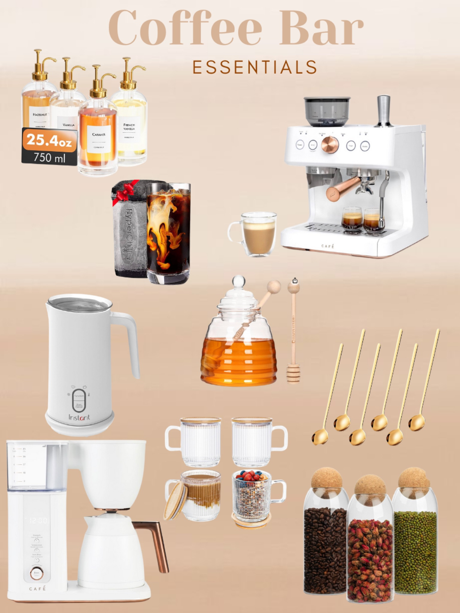 My coffee bar must haves 🤎

#LTKhome #LTKGiftGuide #LTKHoliday
