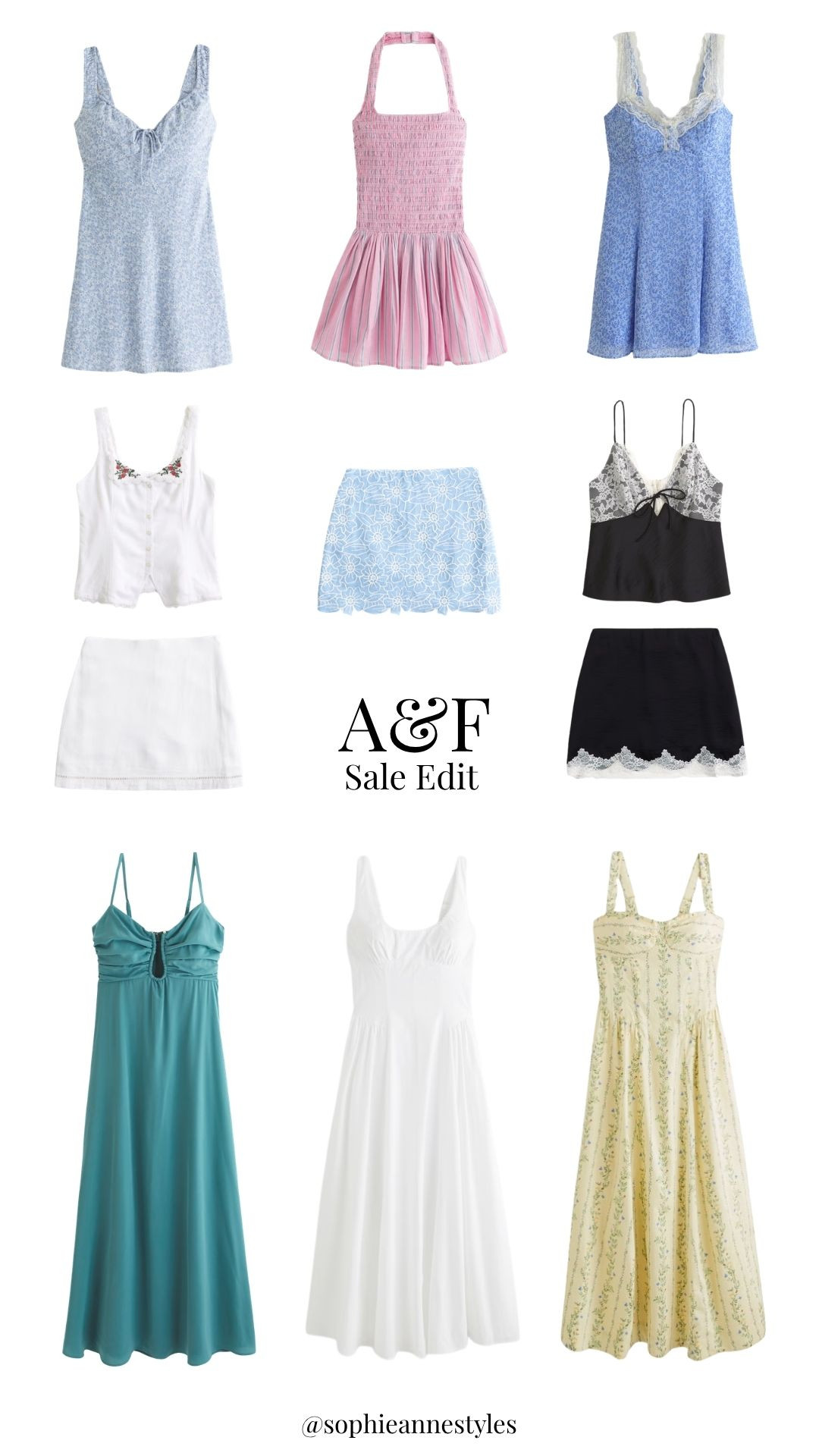 My Abercrombie Faves 🌼🌸

Abercrombie Sale Edit, Summer Dress Edit, Pastel Mini Dresses, Lace Trim Slip Dresses, Matching Top And Skirt Sets, White Linen Skirt Outfit, Floral Midi Dress, Holiday Occasion Dresses, Neutral Capsule Wardrobe Pieces 

 #LTKxAFSale #LTKspring #LTKsummer
