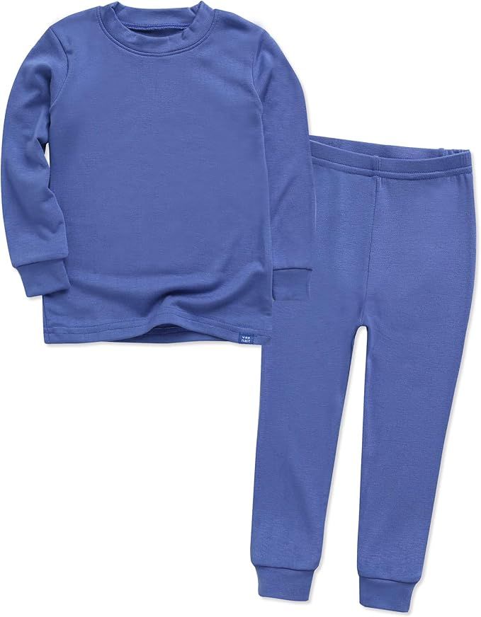 VAENAIT BABY 12M-12Y Toddler Kids Girls Boys Soft Comfy Modal Tencel Solid Raglan Sleepwear Pajam... | Amazon (US)