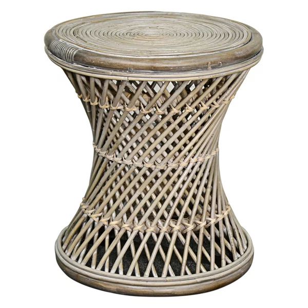 Keala Round Stool, Smoke Gray | Houzz 