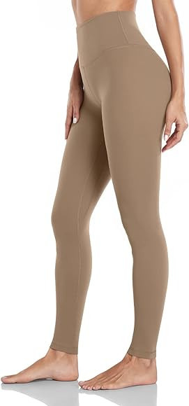 HeyNuts Essential Full Length Yoga Leggings, Women's High Waisted Workout Compression Pants 28'' | Amazon (US)