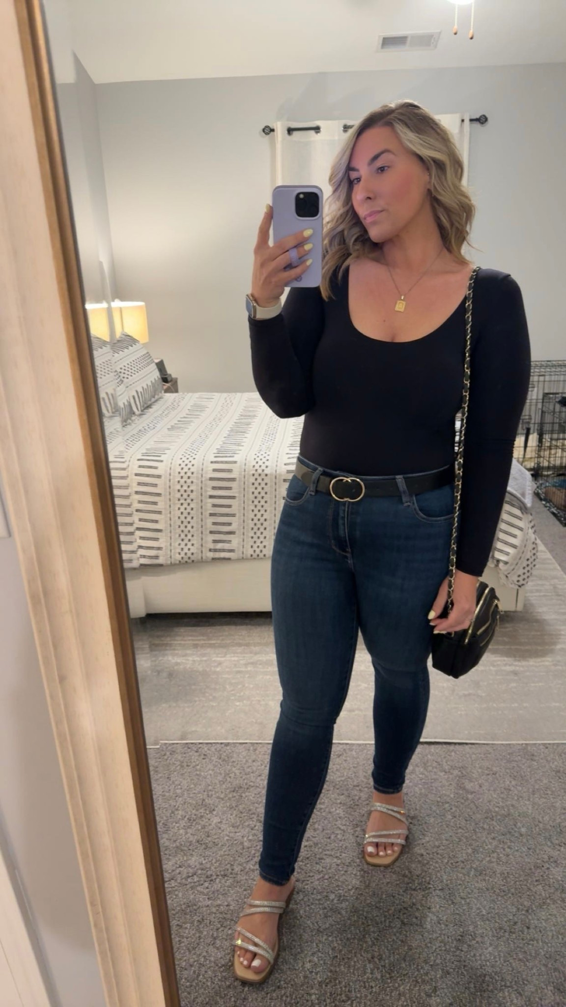 Fall wardrobe staples - jeans & a bodysuit ✨ and both are on sale right now! Wearing a med in the bodysuit and 12 in jeans for reference (both fit tts). Linking everything here 🖤 code ‘ashleymorganstyle’ for $ off a loopy phone case

#fallootd #fallootn #falloutfit #amazon #amazonfashion #americaneagle #pumiey #bodysuit #midsizestyle #midsizeoutfit #datenightoutfit #loopycase #glamnetic #affordablestyle #casualoutfit

#LTKMidsize #LTKSaleAlert #LTKFindsUnder50