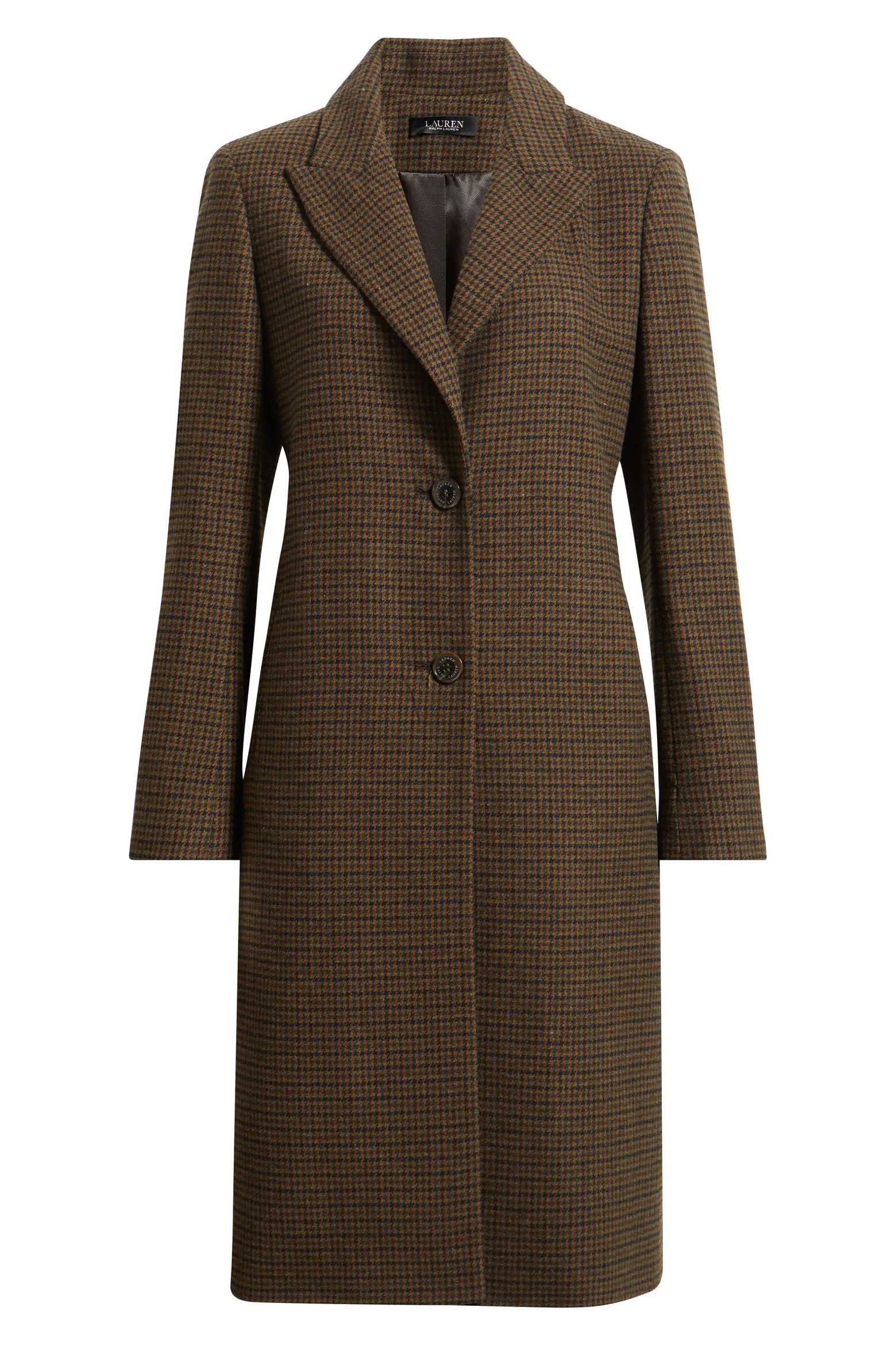 Glen Check Wool Blend Coat (Women) | Nordstrom | Nordstrom