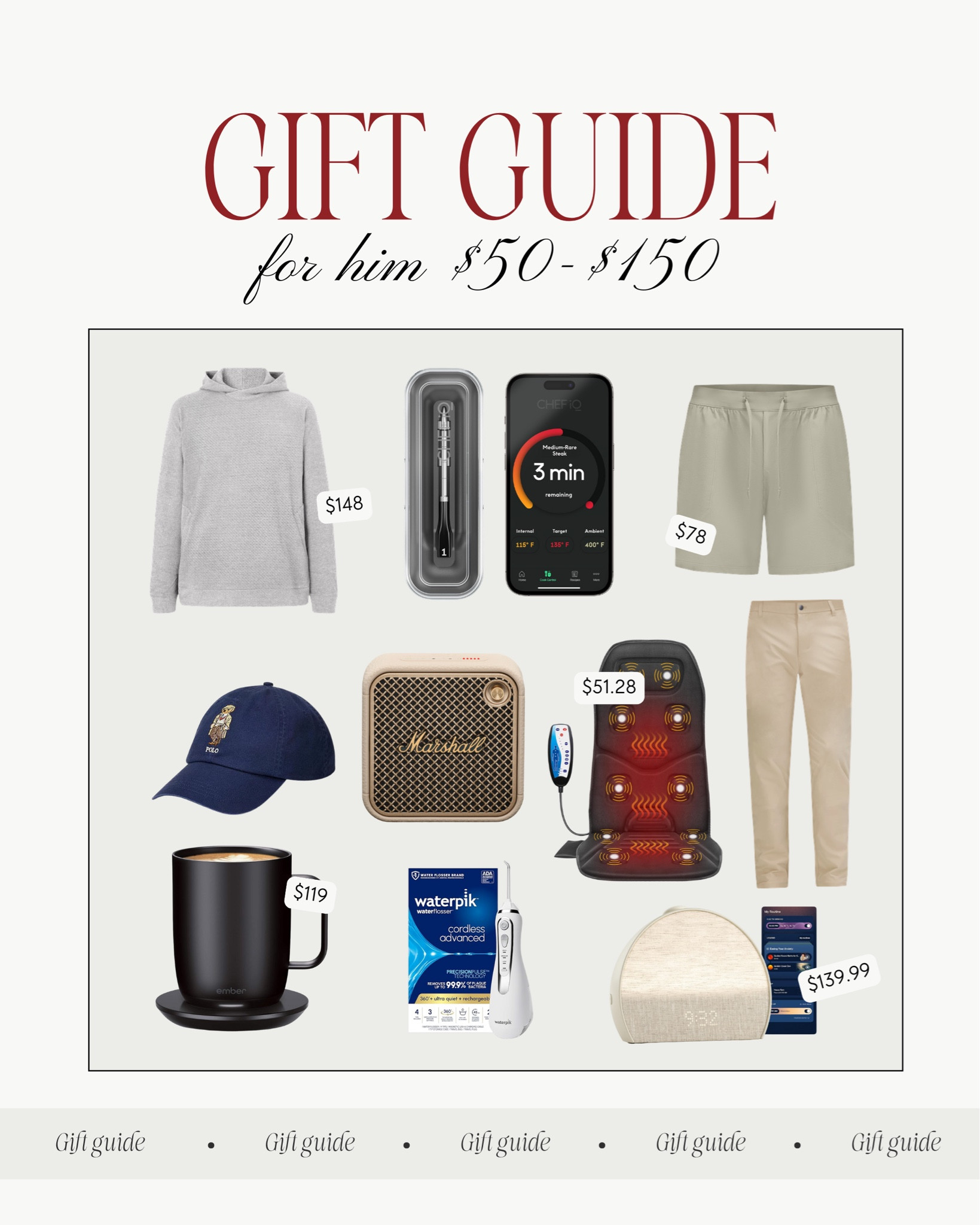 Gift // gift guide // gifts for him // husband // dad // father // son // father in law // brother // tech // travel // grill // outdoor // diy // men // men’s 

#LTKHoliday #LTKCyberWeek #LTKGiftGuide