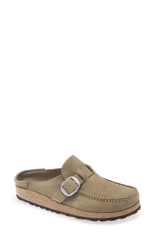 Birkenstock Buckley Clog in Gray Taupe Suede at Nordstrom, Size 6-6.5Us | Nordstrom