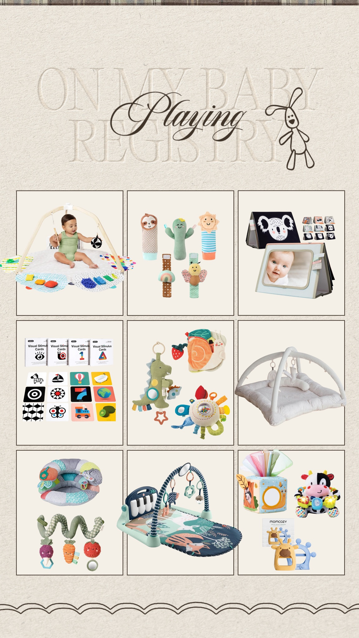 On my baby registry🤍 Playing 

#LTKBaby #LTKBump #LTKKids