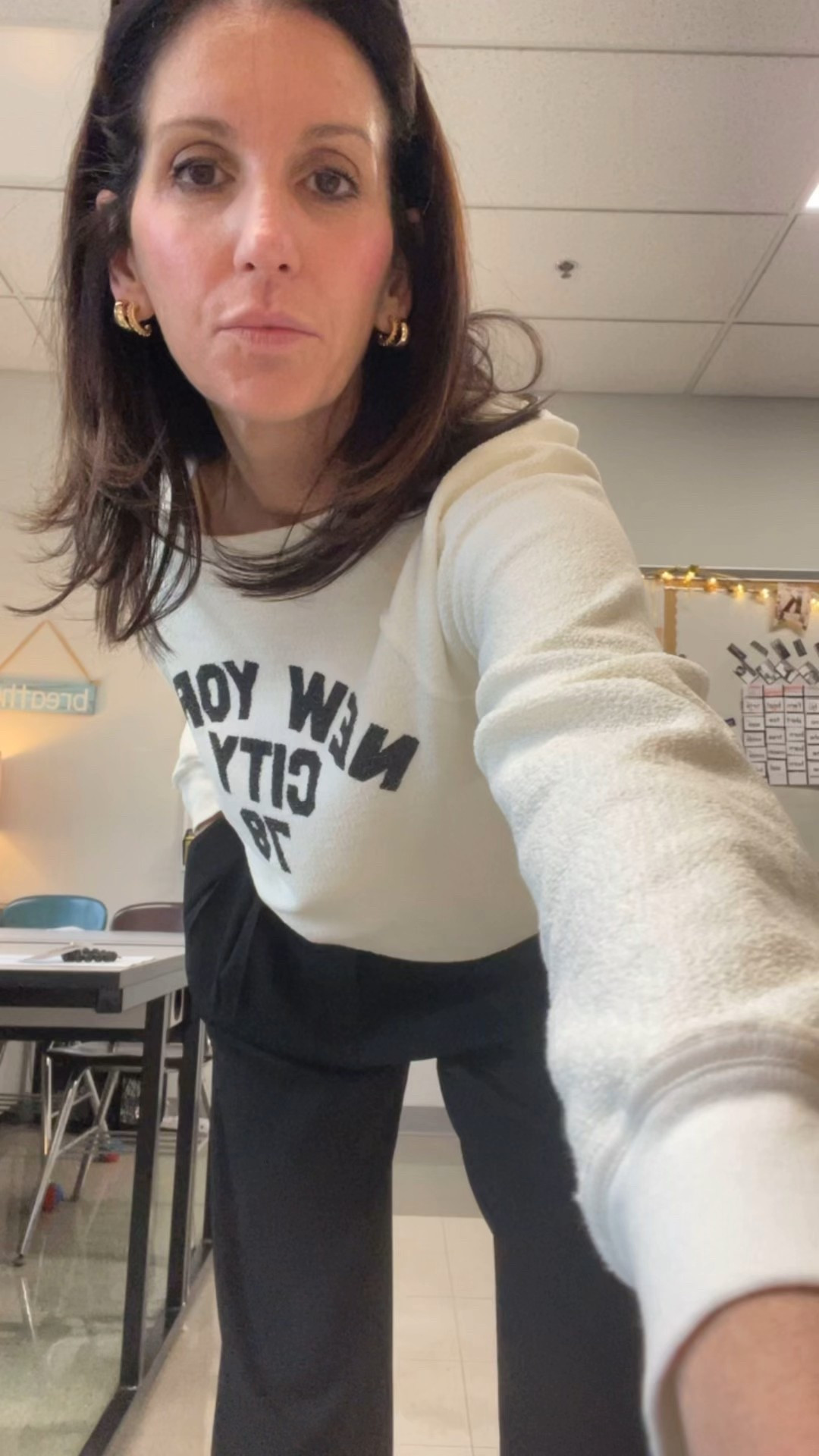 Okay, I’m officially declaring it — trousers are the new leggings 😅👖
Teacher life demands comfy and cute, and these Gap trousers are pulling their weight! Paired them with my Evereve graphic sweatshirt and Flux sneakers, and boom — cozy, classroom-ready, and still put-together.
Honestly, I may never go back 😂
Shop the look 👉 [LTK link]
#TeacherStyle #LTKTeacher #OOTD #LTKFinds #ComfyButCute 

#LTKWorkwear #LTKOver40 #LTKootd