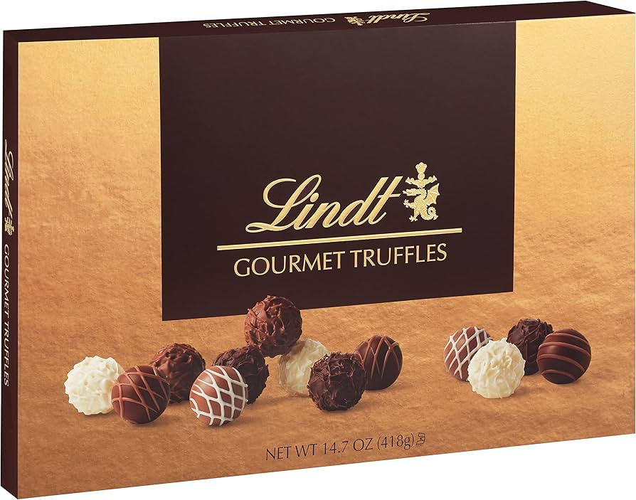 Lindt Gourmet Chocolate Truffles Gift Box, Assorted Chocolate Truffles, Great for gift giving, 14... | Amazon (US)