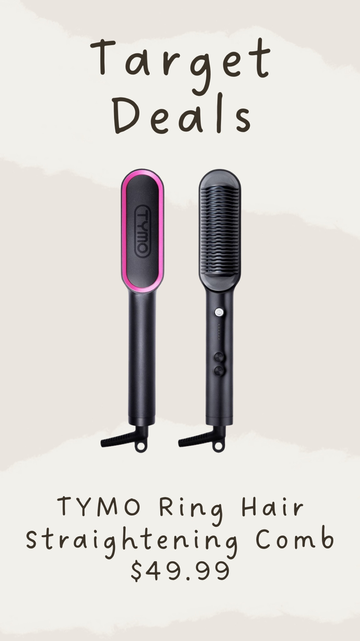 Achieve sleek, salon-quality hair in minutes with the TYMO Ring Hair Straightening Comb! Designed for fast, effortless styling, this innovative comb features a unique ring-shaped heating design that glides through your hair smoothly, reducing frizz and delivering long-lasting straightness. With adjustable heat settings and a lightweight, ergonomic design, it's perfect for all hair types. Get the flawless, polished look you deserve—no more bulky flat irons, just sleek, shiny strands with every use! #TYMO #HairGoals #StraightHairDreams #EffortlessBeauty

#LTKStyleTip #LTKBeauty #LTKFindsUnder50