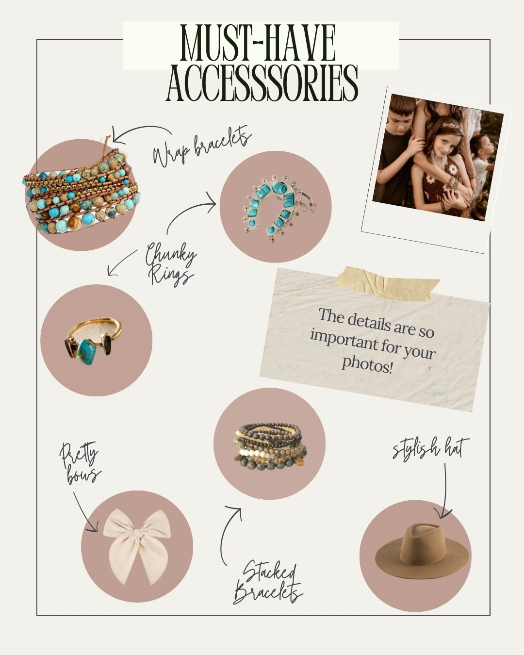 The details are in the accessories! Stacked bracelets and chunky rings make those details shots extra special. The perfect linen bow makes capturing your little one’s curls extra special. And a fun hat for mom makes her outfit look put together (and you don’t have to wear the hat the full session). ✨

#LTKStyleTip #LTKFamily