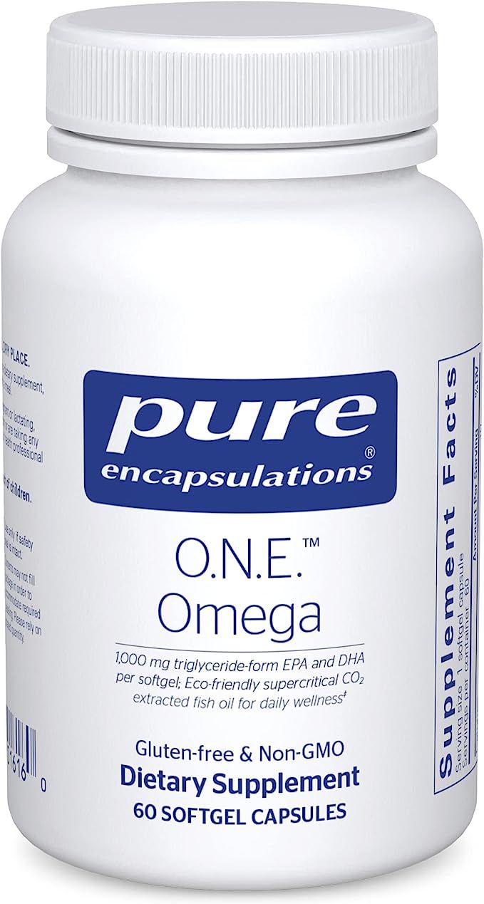 Pure Encapsulations O.N.E. Omega | Fish Oil Supplement for Heart Health, Joints, Skin, Eyes, and ... | Amazon (US)