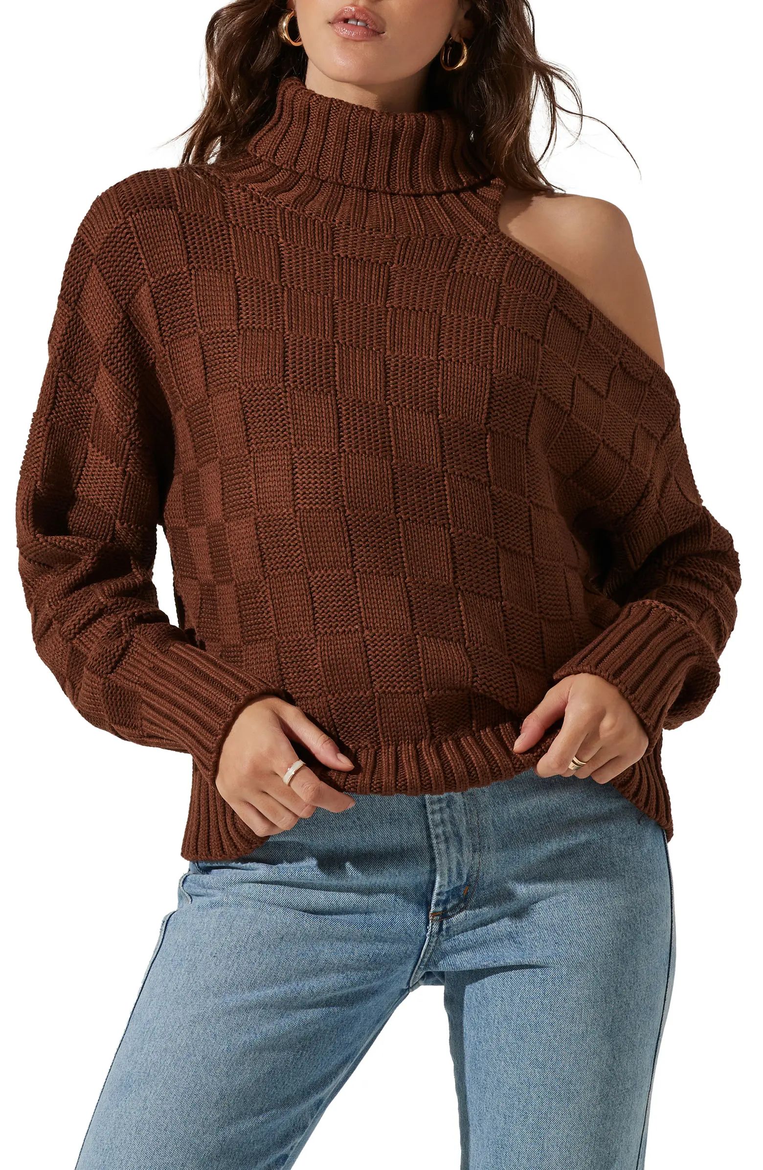 Cutout Turtleneck Sweater | Nordstrom