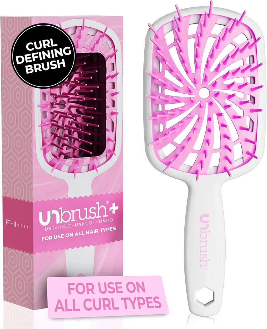 FHI Heat UNbrush Plus — Curly Hair Brush for Gentle & Effective Detangling on Wet or Dry Fragil... | Amazon (US)
