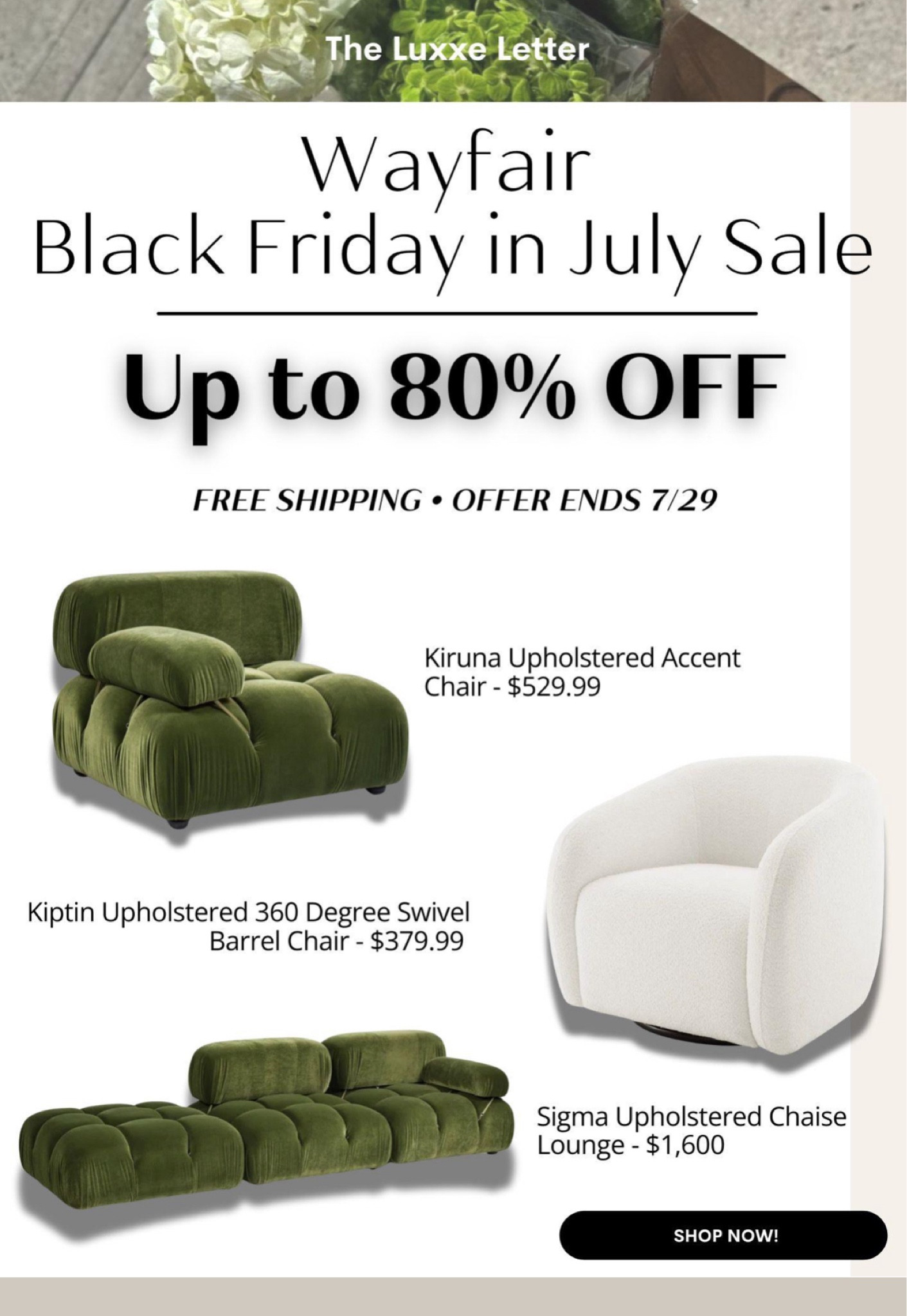 Queens make sure you’re subscribed to my newsletter & check out the last day of Wayfair’s Black Friday in July sale for up to 80% off!

#LTKHome #LTKxNSale #LTKU