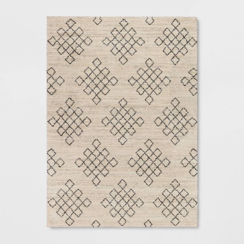 Diamond Geo Shag Rug Ivory - Project 62™ | Target