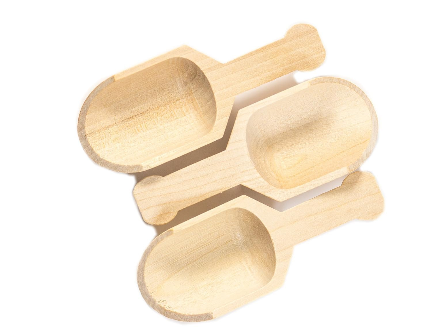 Perfectware PW Scoop 4-10 Mini Wooden Scoops, 0.25" Height, 0.25" Width, 4" Length (Pack of 10), ... | Amazon (US)
